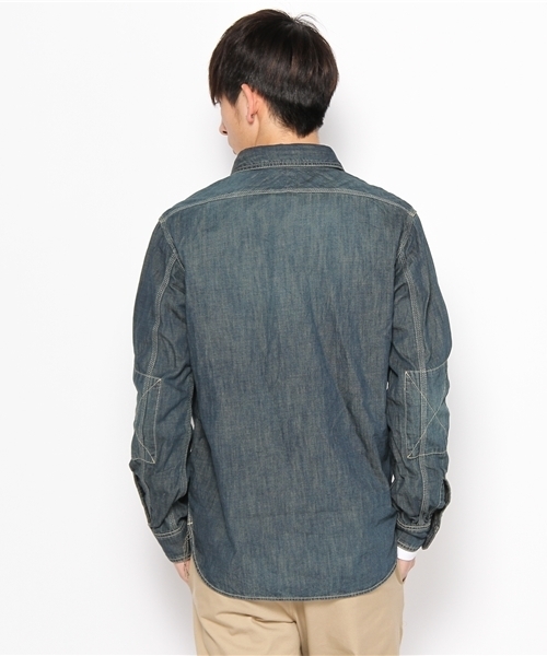 BEAMS（ビームス）の「Sanca / DENIMプルオーバーZIPワークシャツ（シャツ/ブラウス・メンズ・インディゴブルー・2/3）」の7枚目の写真