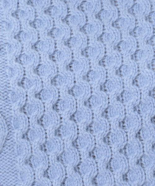 green label relaxing(グリーンレーベルリラクシング)の「CB ハミルトン アラン ワイド ハイネック ニット(ニット/セーター・レディース・オフホワイト/ライトグレー/ネイビー/ライトブルー/ピンク/レッド・FREE)」の7枚目の写真