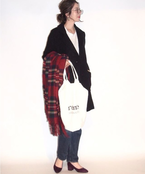 panasea（パナシア）の「ウール混ロングピーコート（チェスターコート・レディース・ブラック/グレー/カーキ/オレンジ/ブルー・FREE）」の15枚目の写真