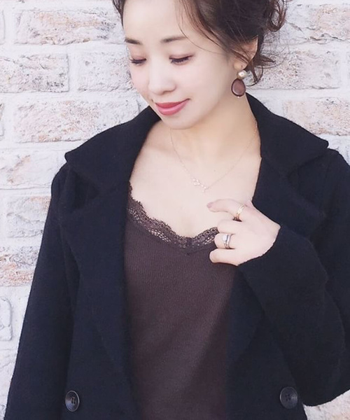 panasea（パナシア）の「ウール混ロングピーコート（チェスターコート・レディース・ブラック/グレー/カーキ/オレンジ/ブルー・FREE）」の17枚目の写真