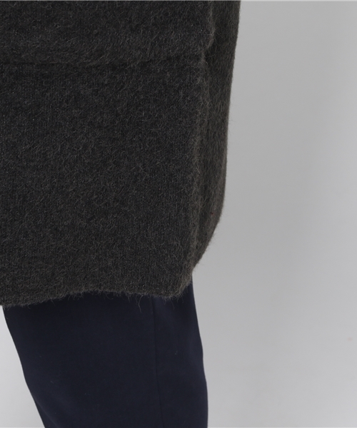 panasea（パナシア）の「ウール混ロングピーコート（チェスターコート・レディース・ブラック/グレー/カーキ/オレンジ/ブルー・FREE）」の8枚目の写真