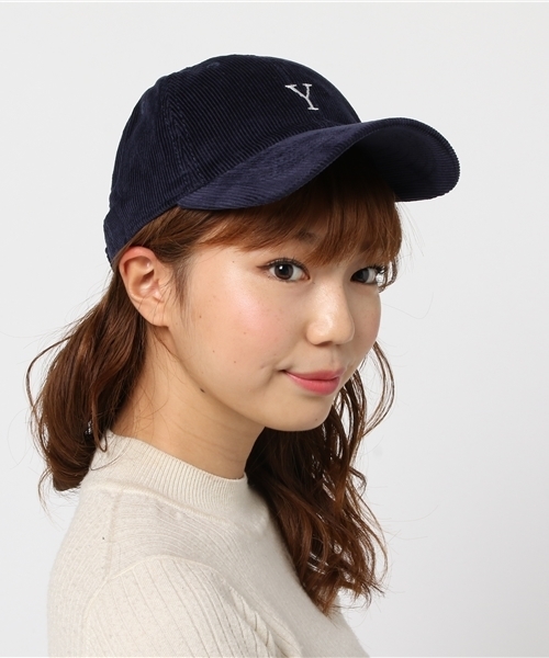RAY CASSIN（レイカズン）の「ＮＥＷＨＡＴＴＡＮコーデュロイアルファベットキャップ（キャップ・レディース・ネイビー/キャメル/キナリ・FREE）」の13枚目の写真