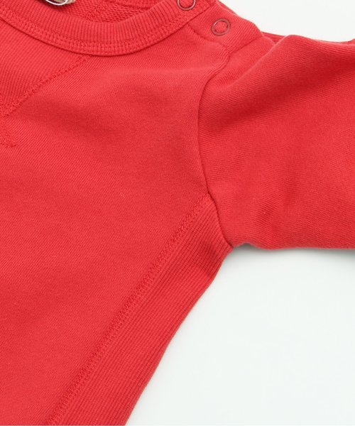 BREEZE（ブリーズ）の「ガゼットトレーナー（スウェット・キッズ・キナリ/カーキ/レッド/グレー/ネイビー・80/90/95/100/110/120/130/140）」の15枚目の写真