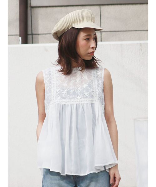 Ungrid アングリッド の ノースリシフォンブラウス シャツ ブラウス Wear