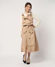 MERLOT | トレンチ風ワンピース693-7527(ワンピース)