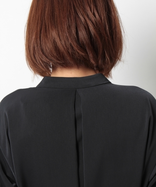 laboratory work（ラボラトリーワーク）の「ベルテッドとろみワンピース（ワンピース・レディース・ネイビー/グレー・MEDIUM）」の13枚目の写真