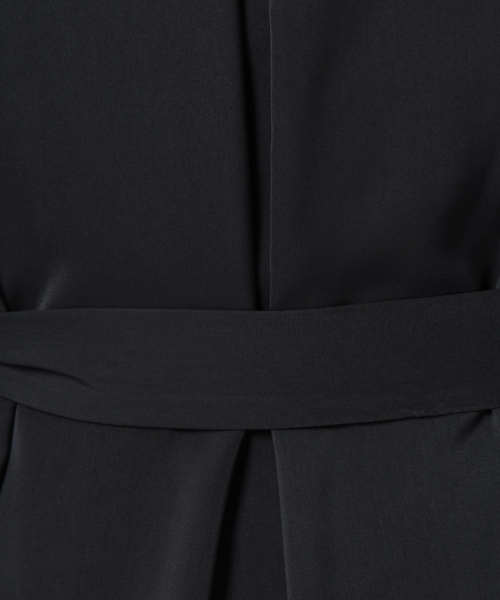 laboratory work（ラボラトリーワーク）の「ベルテッドとろみワンピース（ワンピース・レディース・ネイビー/グレー・MEDIUM）」の12枚目の写真