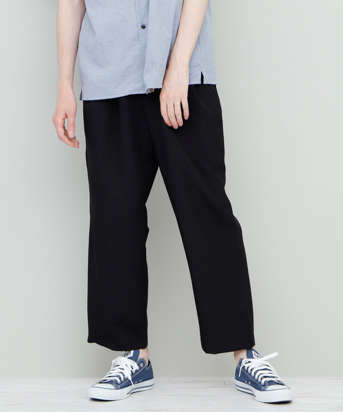 EMMA CLOTHES(エマクローズ)の「2タックリラックスワイドパンツ(その他パンツ・メンズ・ブラック/ネイビー/ブラック系その他・M/L)」の5枚目の写真