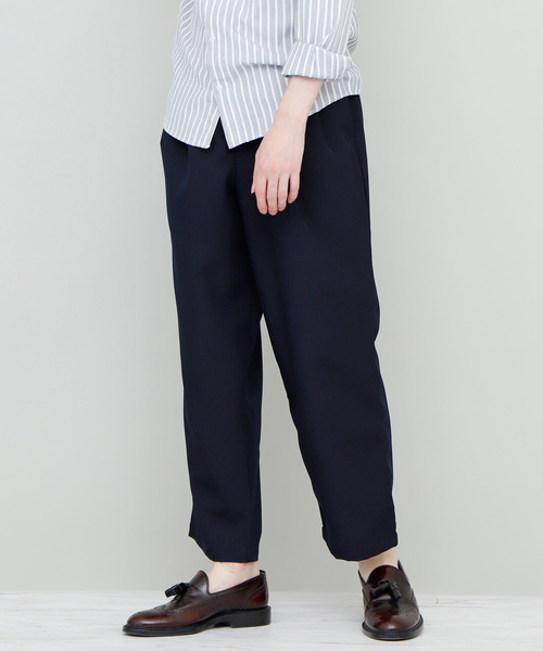 EMMA CLOTHES(エマクローズ)の「2タックリラックスワイドパンツ(その他パンツ・メンズ・ブラック/ネイビー/ブラック系その他・M/L)」の9枚目の写真