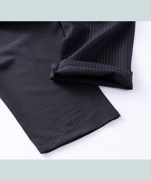 EMMA CLOTHES(エマクローズ)の「2タックリラックスワイドパンツ(その他パンツ・メンズ・ブラック/ネイビー/ブラック系その他・M/L)」の14枚目の写真