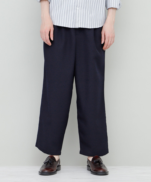 EMMA CLOTHES(エマクローズ)の「2タックリラックスワイドパンツ(その他パンツ・メンズ・ブラック/ネイビー/ブラック系その他・M/L)」の17枚目の写真