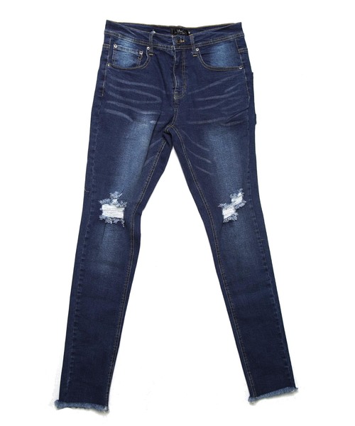 おしゃれスタ(オシャレスタ)の「ストレッチデニムパンツ(BG)(デニムパンツ・メンズ・ブラック/ネイビー/グレー/サックスブルー/ブルー・M/L)」の20枚目の写真