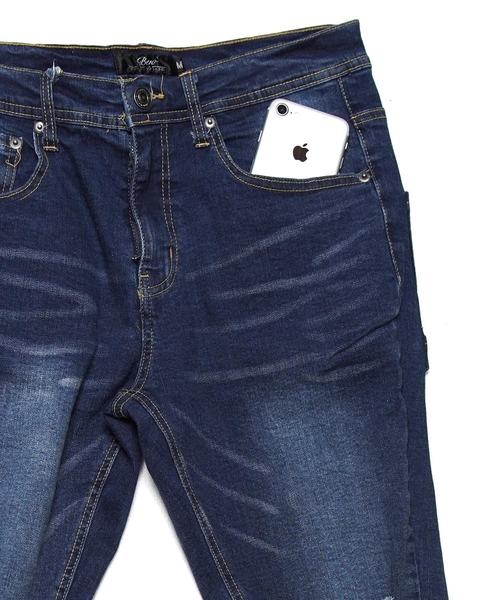 おしゃれスタ(オシャレスタ)の「ストレッチデニムパンツ(BG)(デニムパンツ・メンズ・ブラック/ネイビー/グレー/サックスブルー/ブルー・M/L)」の21枚目の写真