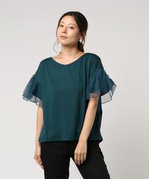 earth music&ecology | ・フレアスリーブプルオーバー(Tシャツ/カットソー)