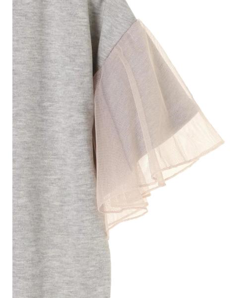 earth music&ecology（アースミュージックアンドエコロジー）の「・フレアスリーブプルオーバー（Tシャツ/カットソー・レディース・ダークグリーン/グレー系その他/ブラック/ベージュ系その他・FREE）」の14枚目の写真