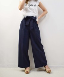PICCIN | センタープレスウエストリボンパンツ(その他パンツ)