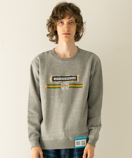 MIHARAYASUHIRO(ミハラヤスヒロ)の「【MIHARAYASUHIRO】TABOOT LOGO SWEATSHIRTS/タブートロゴスウェットトレーナー(スウェット・メンズ・ホワイト/ブラック/グレー・1/2/3)」の14枚目の写真