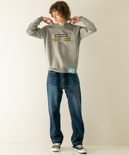 MIHARAYASUHIRO(ミハラヤスヒロ)の「【MIHARAYASUHIRO】TABOOT LOGO SWEATSHIRTS/タブートロゴスウェットトレーナー(スウェット・メンズ・ホワイト/ブラック/グレー・1/2/3)」の10枚目の写真