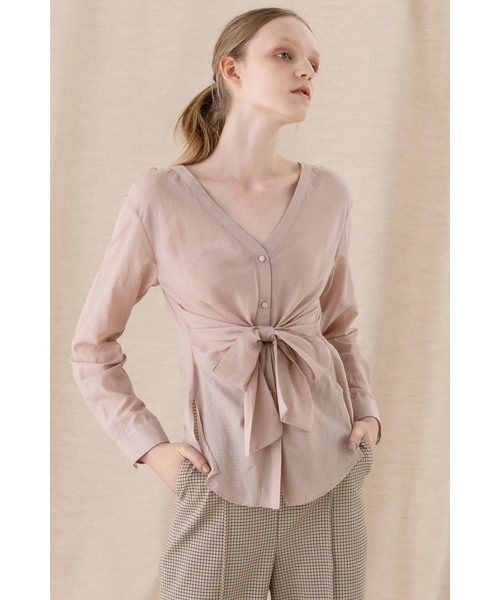 CASA FLINE（カーサフライン）の「silk cottonシャツ（シャツ/ブラウス