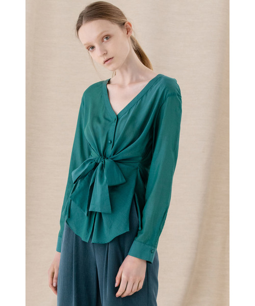 CASA FLINE（カーサフライン）の「silk cottonシャツ（シャツ/ブラウス