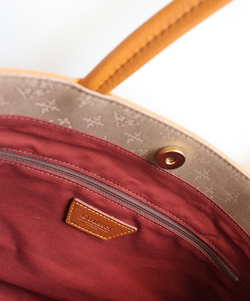 【3311】russet ラシット モノグラム トートバッグ ブラウン russet（ラシット）の「モノグラムナイロントートバッグ【others