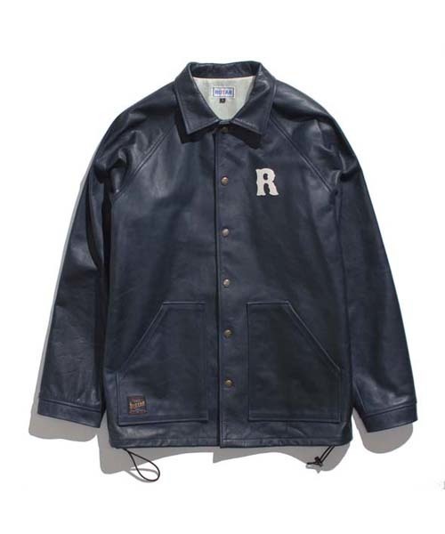 ROTAR（ローター）の「Leather Coach jacket レザー コーチジャケット