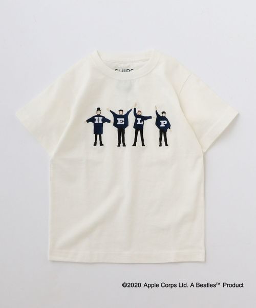 SHIPS（シップス）の「SHIPS KIDS:＜パパとおそろい＞【THE BEATLES（ザ・ビートルズ）】TEE(100～130cm)（Tシャツ/カットソー・キッズ・オフホワイト/グレー/グリーン/ネイビー/ベージュ・100/110/120/130）」の2枚目の写真