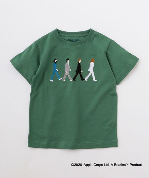 SHIPS（シップス）の「SHIPS KIDS:＜パパとおそろい＞【THE BEATLES（ザ・ビートルズ）】TEE(100～130cm)（Tシャツ/カットソー・キッズ・オフホワイト/グレー/グリーン/ネイビー/ベージュ・100/110/120/130）」の5枚目の写真