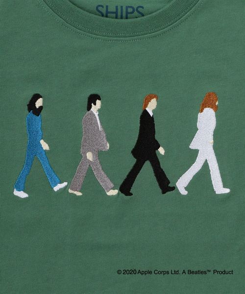 SHIPS（シップス）の「SHIPS KIDS:＜パパとおそろい＞【THE BEATLES（ザ・ビートルズ）】TEE(100～130cm)（Tシャツ/カットソー・キッズ・オフホワイト/グレー/グリーン/ネイビー/ベージュ・100/110/120/130）」の11枚目の写真