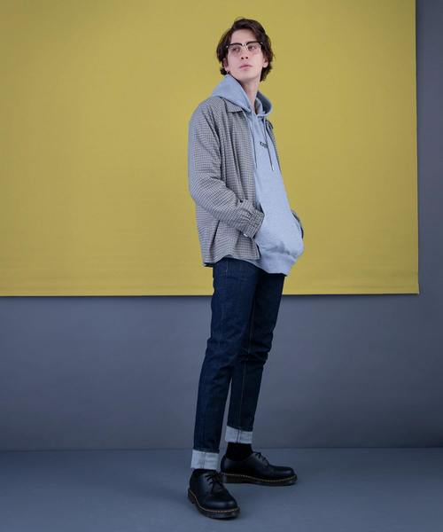 Kappa（カッパ）の「【Kappa/カッパ】別注ビッグシルエット 袖テープ プルオーバーパーカー（パーカー・メンズ・ホワイト/ブラック/ベージュ/オレンジ/杢グレー・FREE）」の10枚目の写真