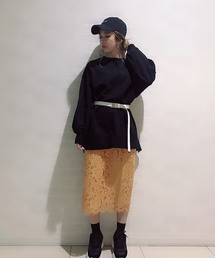 FREE'S MART | ◆ビッグシルエットチュニックスウェット(スウェット)