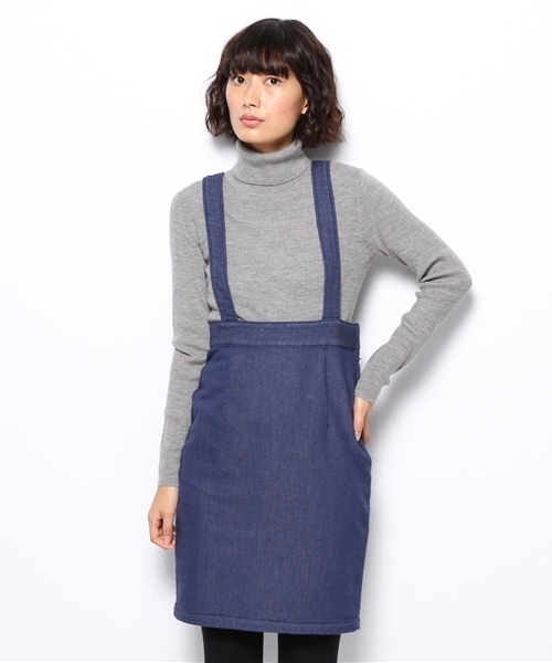 Another Edition（アナザーエディション）の「AE ウラケ JAMP SK（スカート・レディース・コバルトブルー/ダークグレー・MEDIUM/SMALL）」の2枚目の写真