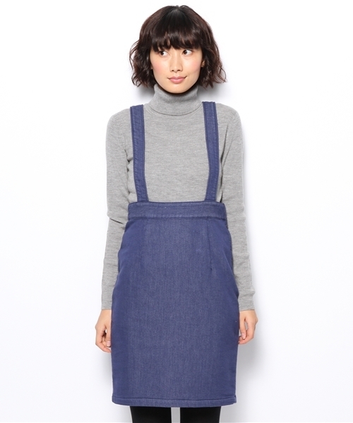 Another Edition（アナザーエディション）の「AE ウラケ JAMP SK（スカート・レディース・コバルトブルー/ダークグレー・MEDIUM/SMALL）」の3枚目の写真