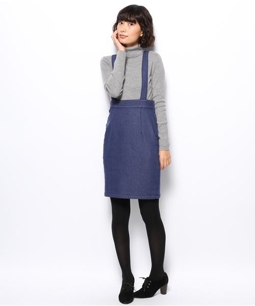 Another Edition（アナザーエディション）の「AE ウラケ JAMP SK（スカート・レディース・コバルトブルー/ダークグレー・MEDIUM/SMALL）」の6枚目の写真