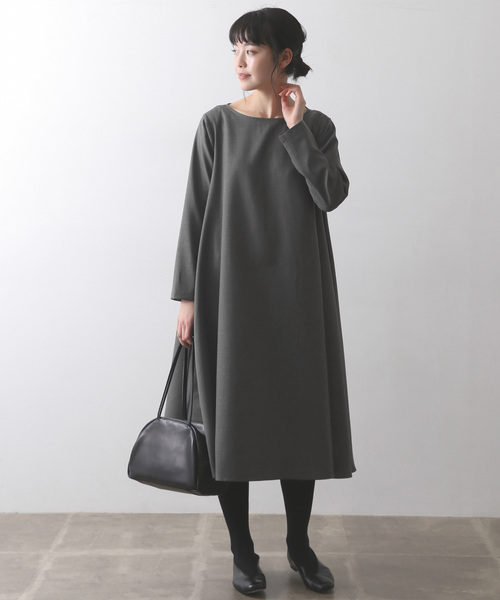 かぐれ（カグレ）の「サマーウールフレアワンピース（ワンピース・レディース・ブラック/ネイビー/グレー・FREE）」の11枚目の写真