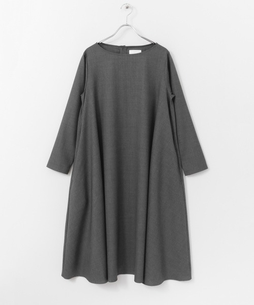 かぐれ（カグレ）の「サマーウールフレアワンピース（ワンピース・レディース・ブラック/ネイビー/グレー・FREE）」の8枚目の写真