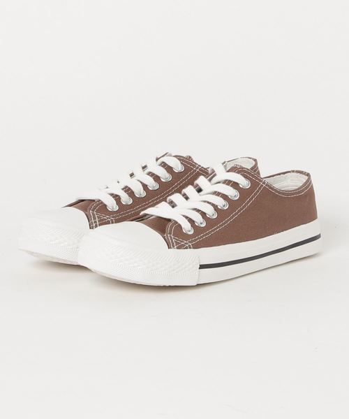 WEGO（ウィゴー）の「WEGO/キャンバスローカットスニーカー（スニーカー・レディース・ブラック/ブラウン/パープル/レッド/ピンク/ホワイト/ブラック系その他/その他1/グレー/ベージュ/その他2/レッド系その他/パープル系その他/カーキ・LARGE/SMALL/MEDIUM）」の17枚目の写真