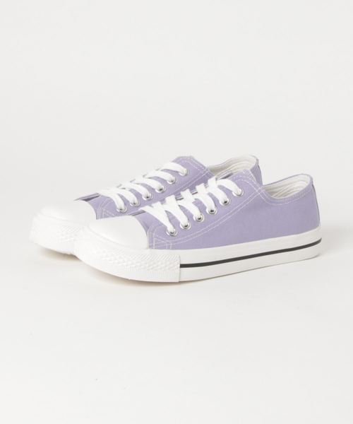 WEGO（ウィゴー）の「WEGO/キャンバスローカットスニーカー（スニーカー・レディース・ブラック/ブラウン/パープル/レッド/ピンク/ホワイト/ブラック系その他/その他1/グレー/ベージュ/その他2/レッド系その他/パープル系その他/カーキ・LARGE/SMALL/MEDIUM）」の16枚目の写真