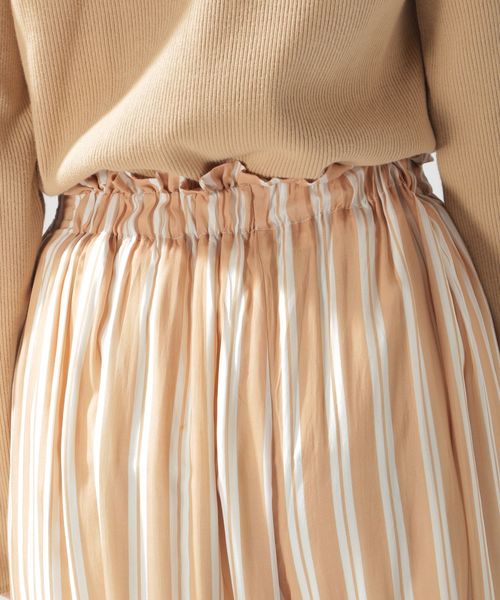 BAYFLOW（ベイフロー）の「タッセルツキワイドパンツ（その他パンツ・レディース・ベージュ/ネイビー/その他・SMALL/MEDIUM）」の17枚目の写真