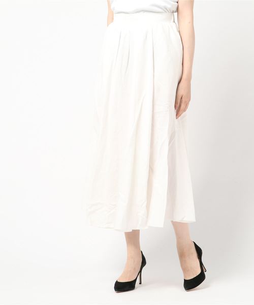 Te chichi（テチチ）の「ギャザーロングスカート（スカート・レディース・ブラック/レッド/オフホワイト/グリーン・ﾌﾘ-）」の2枚目の写真