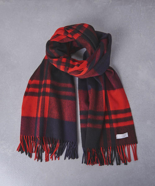 Joshua Ellis（ジョシュアエリス）の「＜Joshua Ellis（ジョシュア エリス）＞CHECK ストール★†（ストール/ショール・レディース・イエロー/ライトグレー/ダークグリーン/レッド/ブラウン/パープル・FREE）」の21枚目の写真