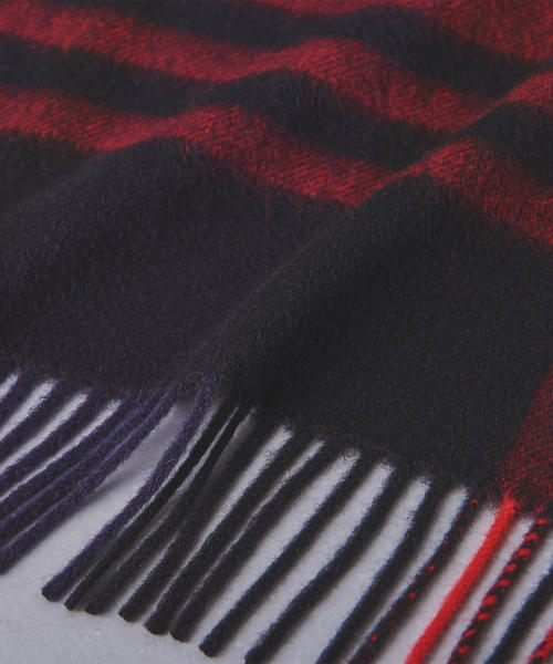 Joshua Ellis（ジョシュアエリス）の「＜Joshua Ellis（ジョシュア エリス）＞CHECK ストール★†（ストール/ショール・レディース・イエロー/ライトグレー/ダークグリーン/レッド/ブラウン/パープル・FREE）」の20枚目の写真