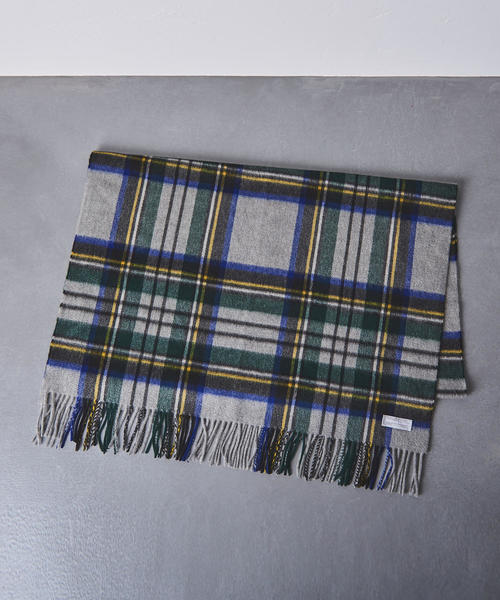 Joshua Ellis（ジョシュアエリス）の「＜Joshua Ellis（ジョシュア エリス）＞CHECK ストール★†（ストール/ショール・レディース・イエロー/ライトグレー/ダークグリーン/レッド/ブラウン/パープル・FREE）」の19枚目の写真