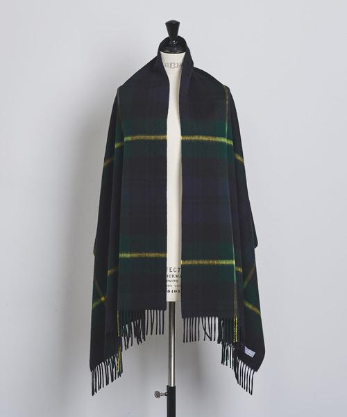 Joshua Ellis（ジョシュアエリス）の「＜Joshua Ellis（ジョシュア エリス）＞CHECK ストール★†（ストール/ショール・レディース・イエロー/ライトグレー/ダークグリーン/レッド/ブラウン/パープル・FREE）」の12枚目の写真