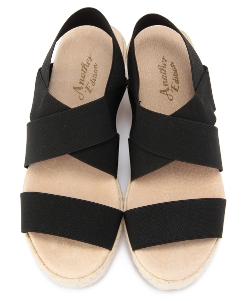 Another Edition（アナザーエディション）の「AE WideBAND WDG SNDL55 ◆（サンダル・レディース・ホワイト/ブラック/ピンク・LARGE/SMALL/MEDIUM）」の8枚目の写真