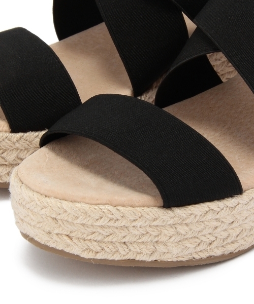 Another Edition（アナザーエディション）の「AE WideBAND WDG SNDL55 ◆（サンダル・レディース・ホワイト/ブラック/ピンク・LARGE/SMALL/MEDIUM）」の5枚目の写真