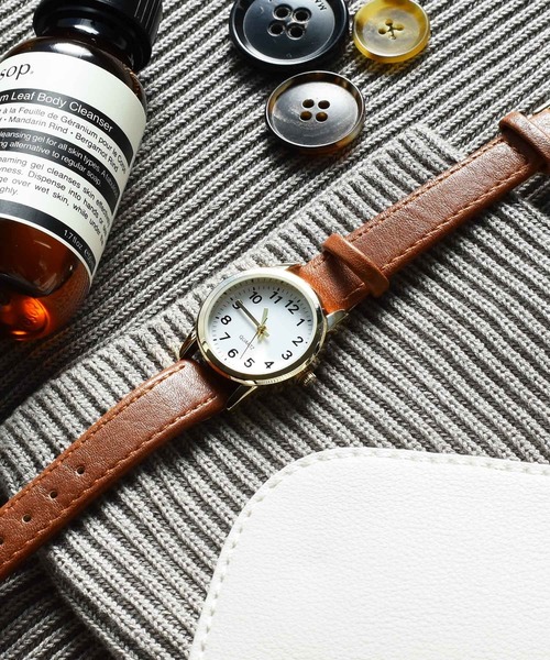 field work（フィールドワーク）の「【FIELDWORK】スマートアーバンウォッチ/CL05（アナログ腕時計・メンズ・ブラック/ブラウン・FREE）」の2枚目の写真