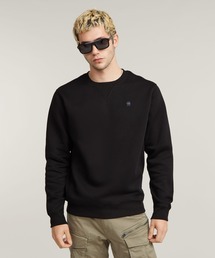 G-STAR（ジースター）の「PREMIUM CORE SWEATER ベーシックワンポイントロゴスウェット トレーナー（スウェット）」