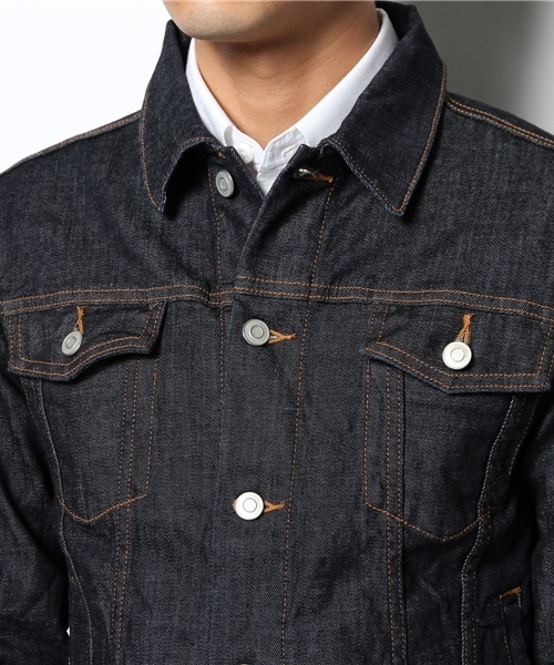 WEGO（ウィゴー）の「WEGO/ジャパンファブリックデニムジャケット（デニムジャケット・メンズ・インディゴブルー/ダークインディゴブルー・MEDIUM/LARGE）」の11枚目の写真