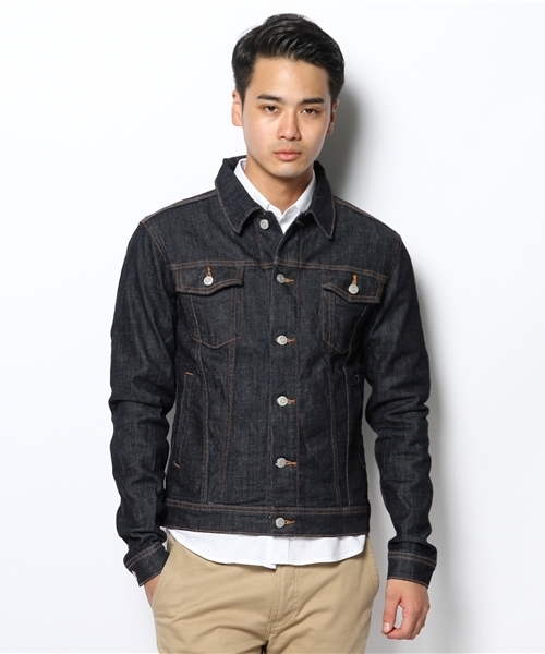 WEGO（ウィゴー）の「WEGO/ジャパンファブリックデニムジャケット（デニムジャケット・メンズ・インディゴブルー/ダークインディゴブルー・MEDIUM/LARGE）」の17枚目の写真